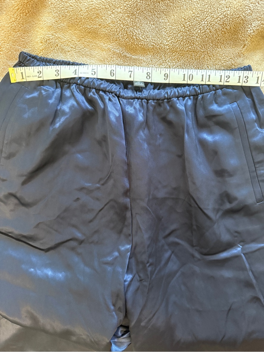 NWT JCrew Tall Cosmo pant in luster charmeuse - Navy - Small Tall - CN716 - Picture 11 of 14